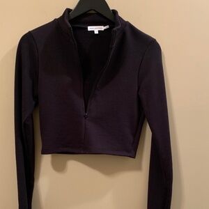 New without tags - Long Sleeve Crop Top - Thick Fabric